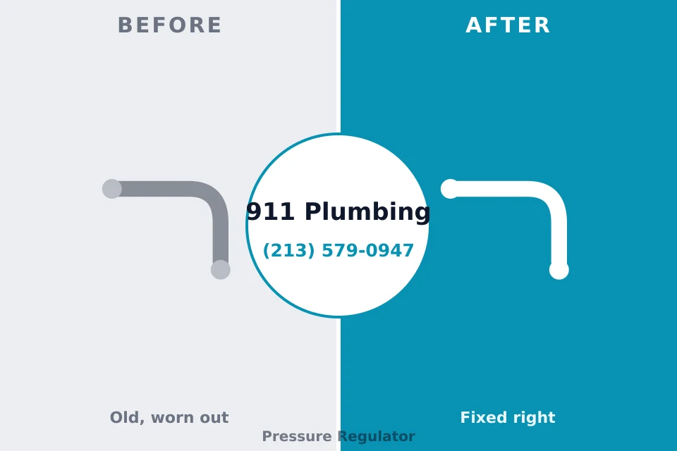 Before and after: plumbing repair Lake Ketchum, WA